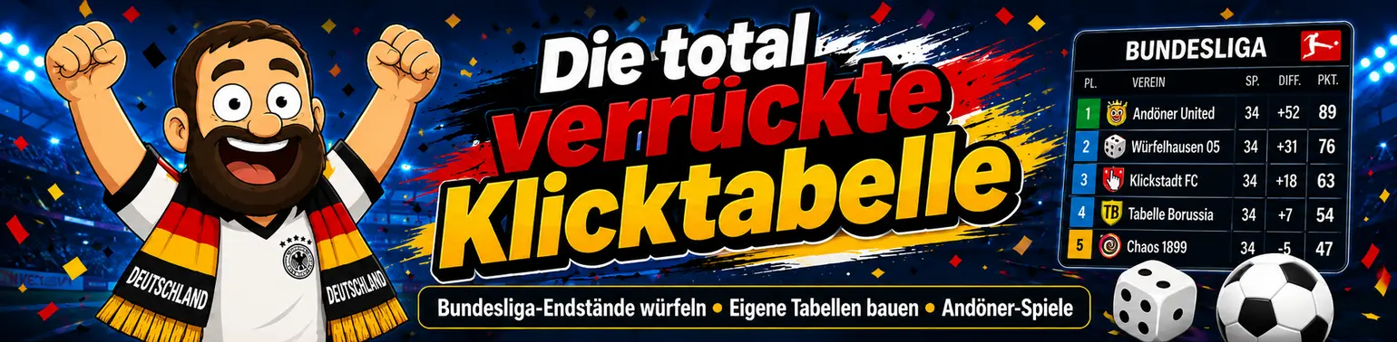 Die total verrückte Klicktabelle
